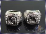 Champion Gifts Zinc Allay Ring Stones Insert Silver Plating OEM Design