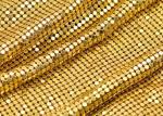 4mm Beautiful Shiny aluminum Metal Sequin Fabric for decoration