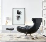 Leisure Modern Design Genuine Leather Hotel Chair Living room Single Seater
