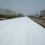 100g-800g/M2 Staple Fiber Geotextile With High Water Permeability Drainage