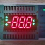 635nm Triple Digit LED Display 17mm Height For Refrigerator Controller
