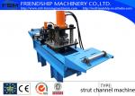 Solar Energy Rack Roll Forming Machine With Non Stop Punching System 41 x 21 /