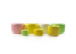 Colorful Smooth PP Cosmetic Jar 30g 50g 100g For Skincare Cream Packaging