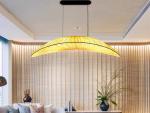 Minimalist Cloth Led Pendant Lights Designer Sailboat Ceiling Hanging Lamps(WH