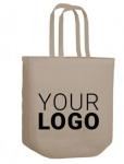 Canvas Grocery Shopping Bags Handles - Cloth Grocery Tote Bags - Reusable