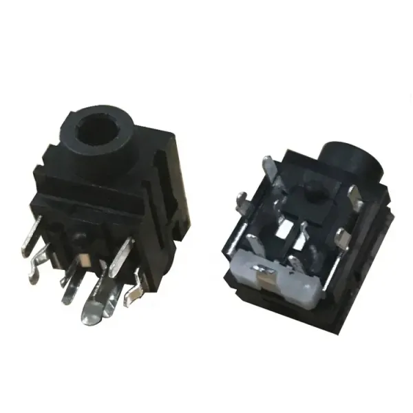 SMD 3 Pin Stereo Phone Jack , Phone Connector Type 3.5mm Earphone Jack