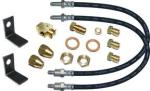 DOT SAE J1401 & FMVSS106 3.2MM*10.5MM 1 / 8 hydraulic brake hose assembly