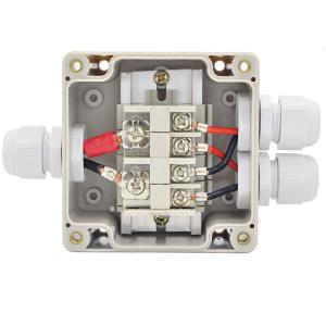 Wholesale Lighting Cable Wiring Project Junction Box 83*81*56mm Plastic Enclosure with Connectors Waterproof from china suppliers