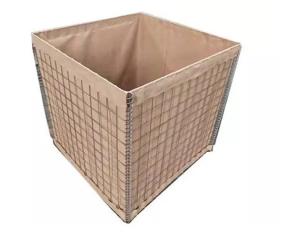 Wholesale Hot Dipped Galvanized Hesco Barrier Wall 75x75mm Welded Gabion Box Explosion Proof from china suppliers