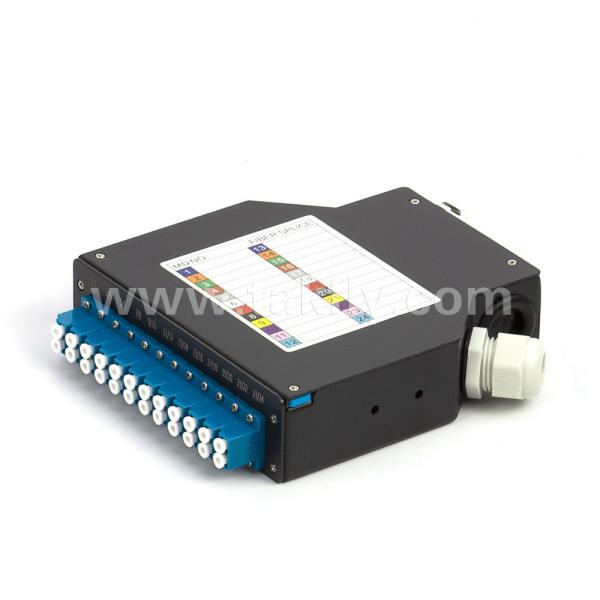 Aluminum DIN Rail Mounted LC/Sc Sx/Dx Fiber Optic Terminal Box with Easy