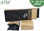 Brown Paper Coffee Bean Packaging Bag Aluminum Foil With One Way Valve