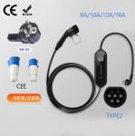 7kw 32a home electric charger station evse ev charging cable portable type 2 ac