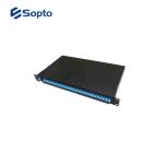 8 Way 1x 8 Fiber Optical Splitter With Loose Steel Tube 1~3 Years Warranty