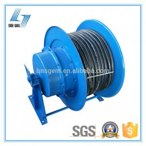 China Steel Self Retracting Garden Hose Reel Anti Abrasion Rewindable High Safety on sale