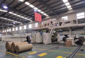 Wholesale Dpack corrugated Automatic Cardboard Box Making Machine , 2200mm Cardboard Production Line from china suppliers