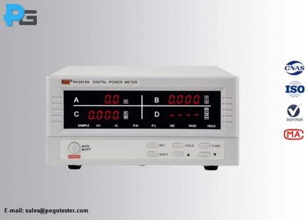 High Current Digital Electrical Parameter Measuring Instrument 220V/50Hz With