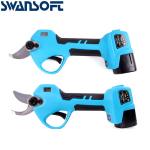 SWANSOFT Cordless Electric Battery pruning shears power display HD digital