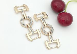 Wholesale 62*20MM Zinc Alloy And Rhinestone Shoe Accessories Buckle Replacement from china suppliers