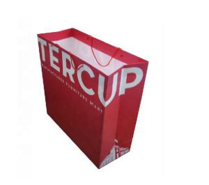 Wholesale Eco - Friendly Printed Kraft Paper Bags Glossy / Matte Lamination Surface Finishing from china suppliers