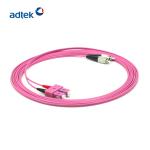 SC/UPC-FC/UPC Duplex 2.0mm 50/125 OM4 3M PVC/LSZH Violet Patch Cord