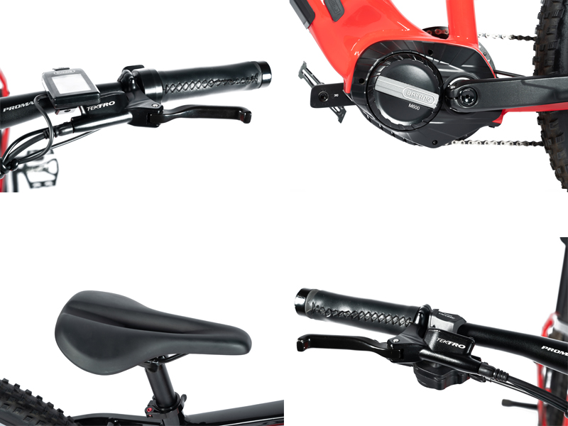 DOMANCA OEM Red City Bike 48V 500W/750W/1000W Bafang Motor Electric Bicycle for Adult