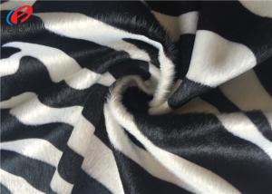 Wholesale Zebra Printed Velboa Plain Dyed Velour Striped Velvet Upholstery Fabric For Home Textile from china suppliers