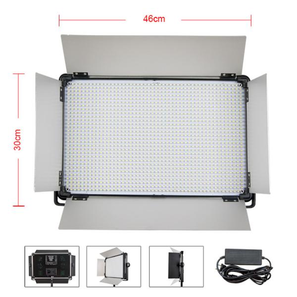 Digital Display LED Soft Panel Light Bi Color 3200k 5500k Full Metal 120watt