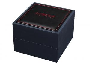 Wholesale Plastic + PU Bracelet Presentation Box , Inside White Velvet Gift Box For Wrist Watch from china suppliers