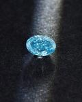 VVS1-VS2 Blue Oval Loose Diamond Cultivated Diamonds 10 Mohs