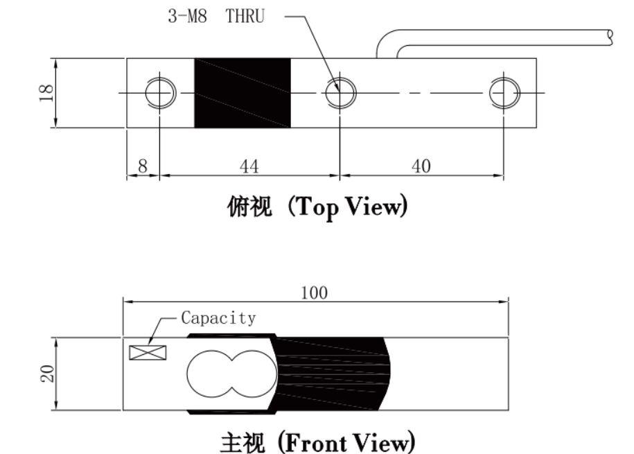 Low Profile Single Point Load Cell(50-150kg)