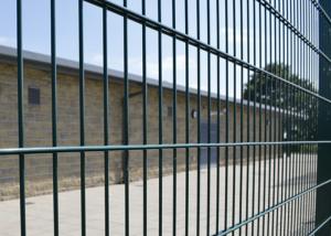 Wholesale Green Powder Coated Double Wire Mesh Fence / Welded Wire Mesh Panels 200 X 50 MM from china suppliers