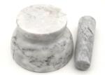 Pesto Powder Marble Stone Mortar And Pestle Herb Spice Grinder Bowl