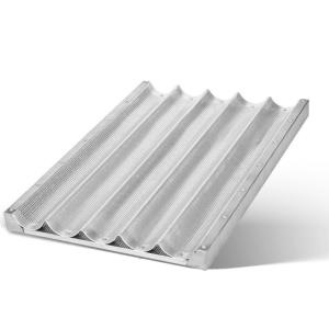 Wholesale Non Stick Bread French Baguette Oven Bakery Tray Baking Pan Mould 4-10 Rows for Baking from china suppliers
