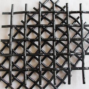 Wholesale High Tensile 65mn Woven Steel Mesh Panels , Vibrating Screen Mesh For Crusher from china suppliers