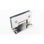 304 Stainless Steel Glass to Wall Hardware Shower Hinge Silver Coating Wall