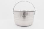 15cm Kitchenware and cookware grade stainless steel pot with lid round metal