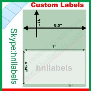 Wholesale Integrated Labels USA Version Type19 7&quot;*4.25&quot; Laser Sheet from china suppliers