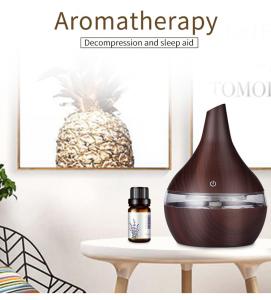 Wholesale 300ml USB Electric Aroma air diffuser wood Ultrasonic air humidifier for home from china suppliers