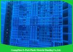 Durable Nestable Plastic Euro Pallets Anti - Slip For Transport Industrial