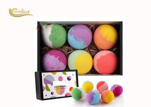 Wholesale Professional Bath Bomb Gift Sets 6 Pcs Flavour Custom With Packaging Gift Boxes from china suppliers