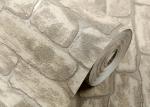 0.53*10m Mould Proof 3D Brick Effect Wall Coverings For TV Background , Stone