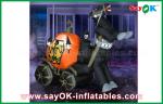 Black Oxford Cloth Halloween Yard Inflatable Decorations Motorcycle Inflatable