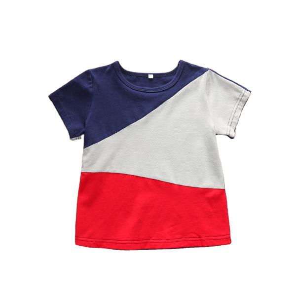0.9M Toddler Boys Sustainable Contrast Stitch Cotton Summer Cool T Shirts For