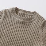 Fall Winter Knitted Sweater Baby Boys Clothes rib knit kids clothing boys
