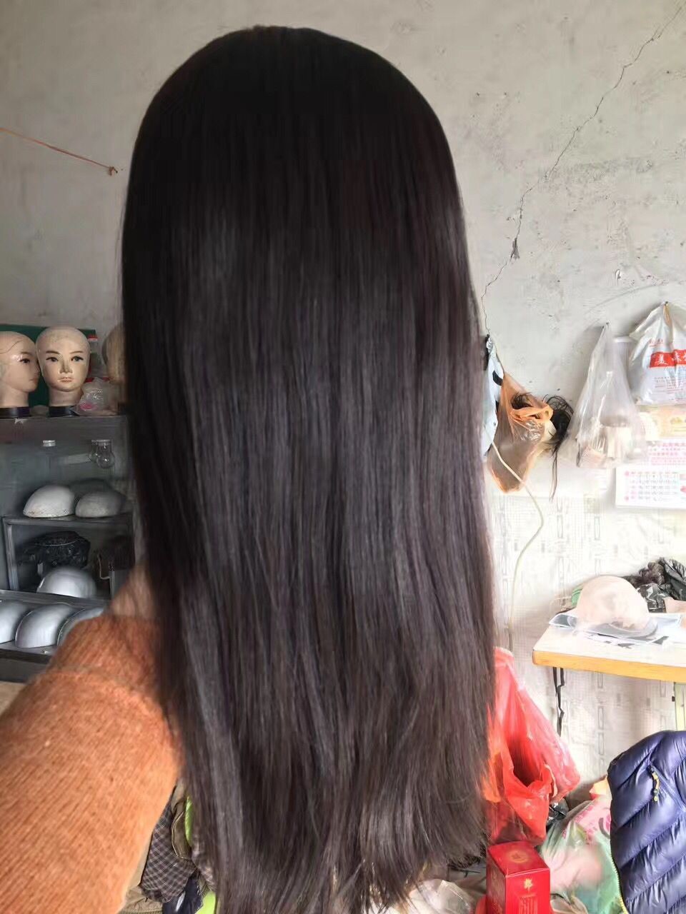 19 Inches Silky Straight Jewish Wigs Eueropean Virgin Hair all the Hair Length