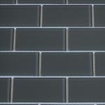 4MM Thin 2 X 4 Brick Small Glass Mosaic Tile Bathroom Glitter Mosaic