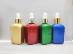 50ml Glass Dropper Bottles Essential Oil Bottle Makeup Packaging Nipple Sealing