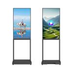 43 Inch Super Thin Hollow Bottom 700 Nits Brightness Wifi Digital Signage