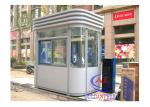 Outdoor High Standard Security Guard Shack Tempered Glass For Parking Lot And