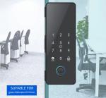 Fingerprint Tuya APP Remote Smart Glass Door Lock BLE Eletronic Auto Locking